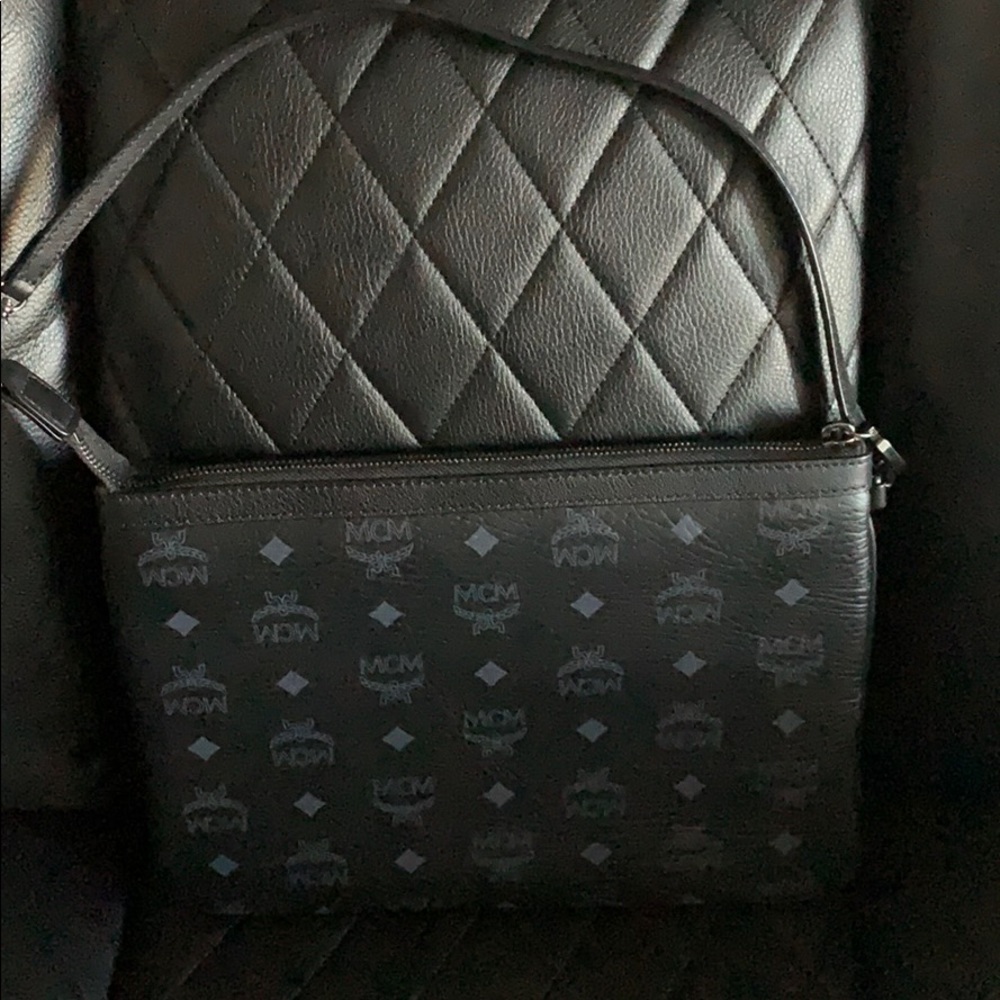 Authentic MCM Large Pouch